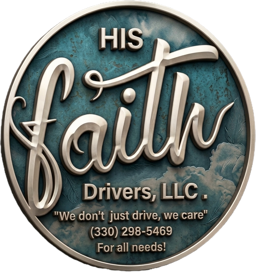 HIS FAITH DRIVERS Logo